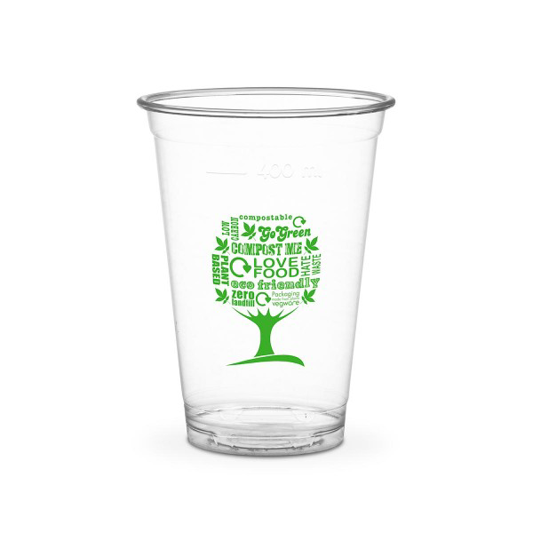 Vegware Glös 455ml/96mm Green Tree 50 stk