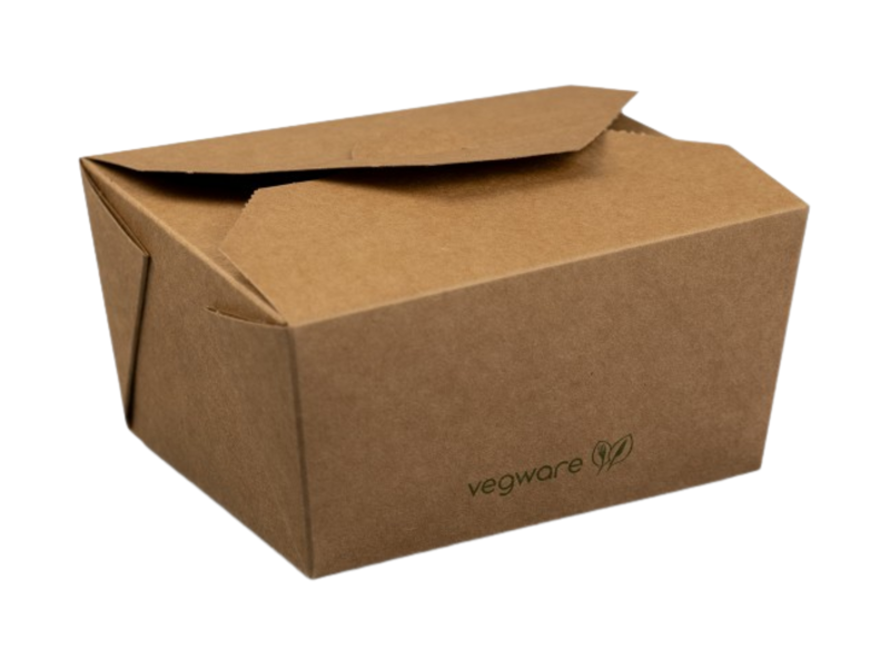 Vegware Matarbox brún 700ml 11x9x6,5cm 450stk