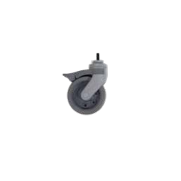 TWT hjól plast 125mm m/bremsu