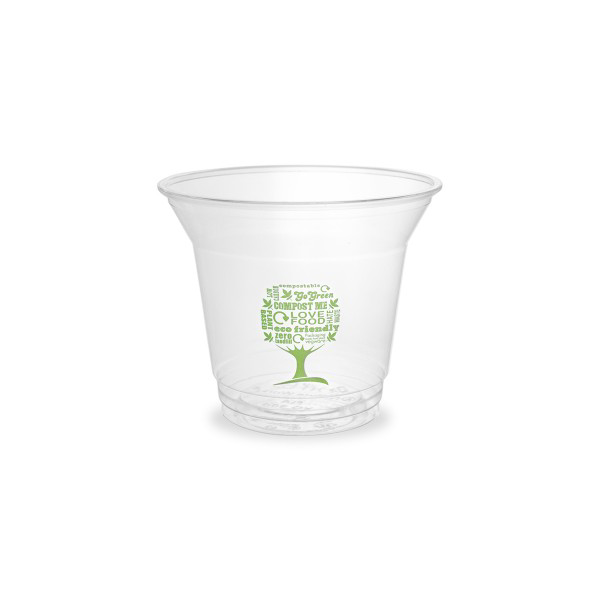 Vegware Glös 255ml/96mm Green Tree PLA 50 stk