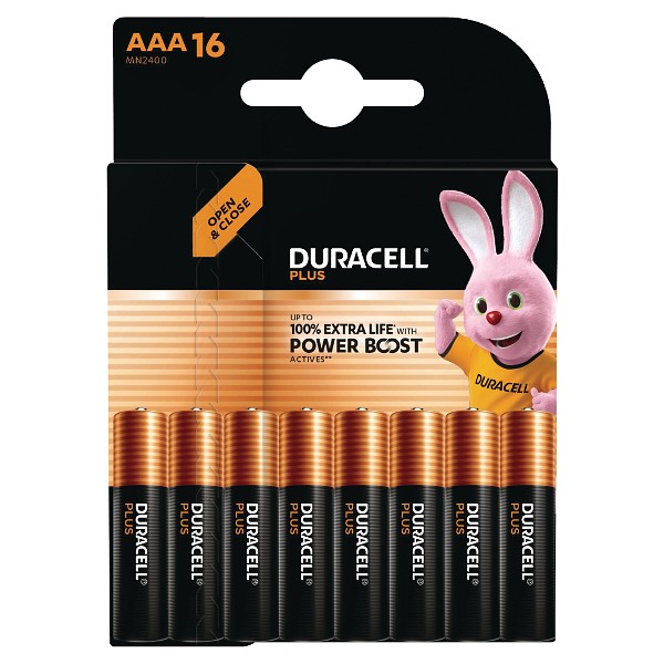 Rafhlaða Duracell AAA - 16 stk