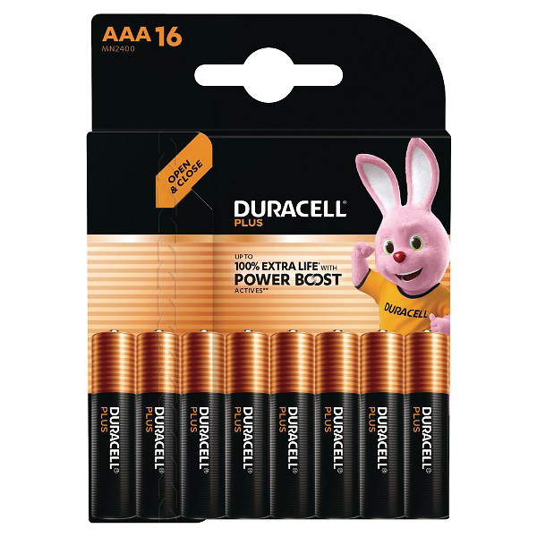 Rafhlaða Duracell AAA - 16 stk