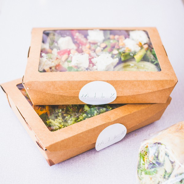 Vegware Matarbox brún glugga1100ml 18x13,5cm300stk