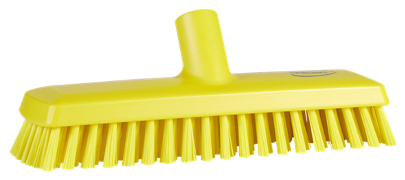 VIKAN Dekkskrúbba 27cm med gul