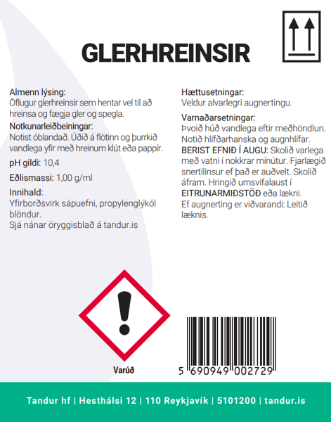 Glerhreinsir, 5L