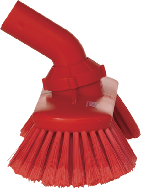 VIKAN Þvottabursti m/liðamótum 24cm rauður