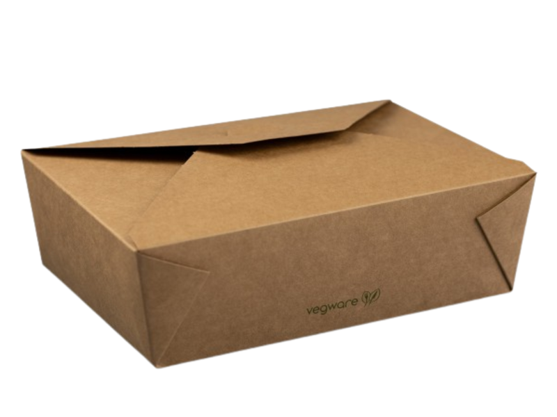 Vegware Matarbox brún 1800ml 14x19,5x6,5cm 180stk