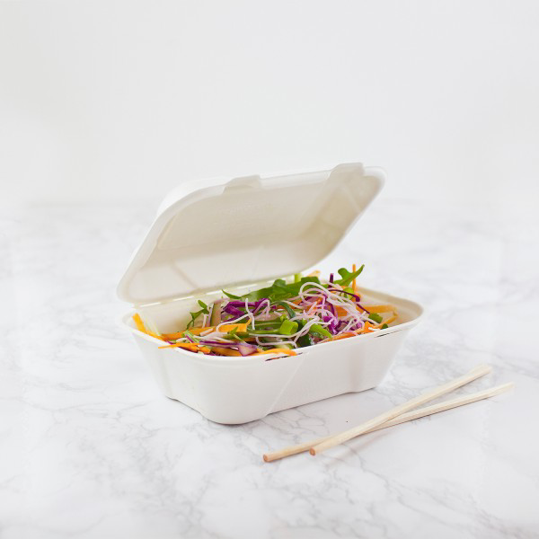 Vegware Matarbakki hvítur 13x18,5x6,6cm 500stk