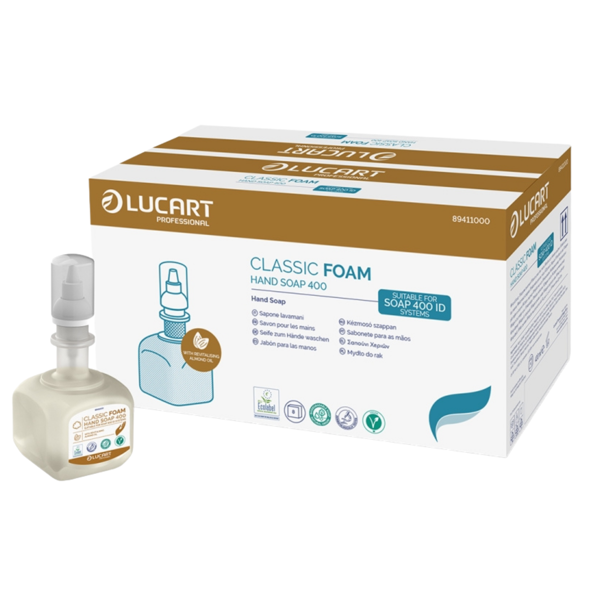 Lucart Froðusápa m.ilm 8 x 400ml