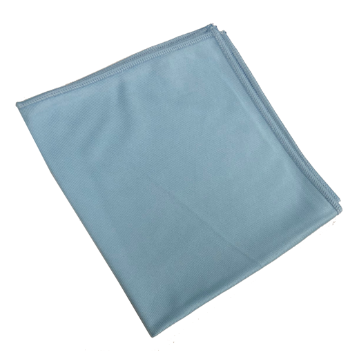 Örtrefjaklútur gler 40cm blár 10 stk