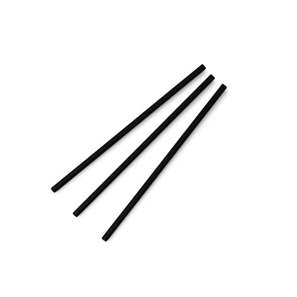 Vegware rör Svart/Pappír 6mm/200mm 250stk