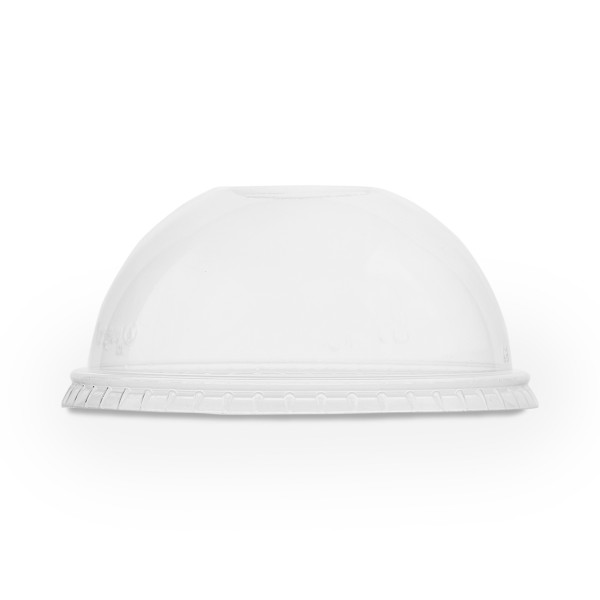 Vegware Lok glært/kúpt með gati 96mm PLA 50 stk