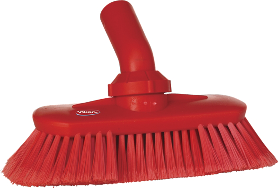 VIKAN Þvottabursti m/liðamótum 24cm rauður