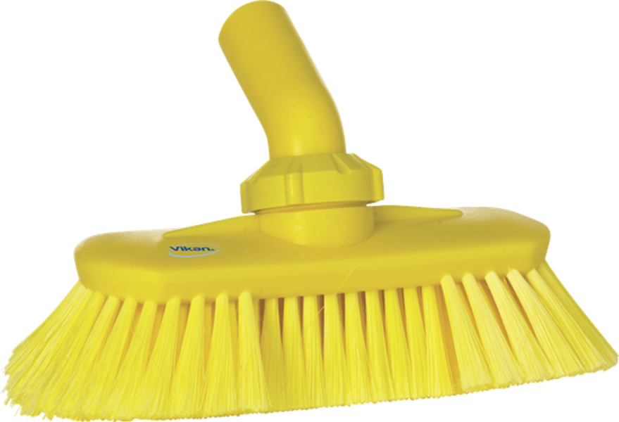 VIKAN Þvottabursti m/liðamótum 24cm gulur