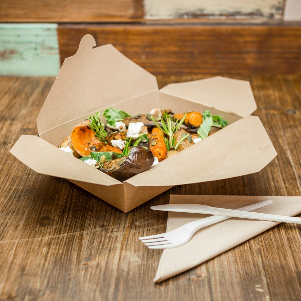 Vegware Matarbox brún 1500ml 14x19,5x64,8cm 280stk