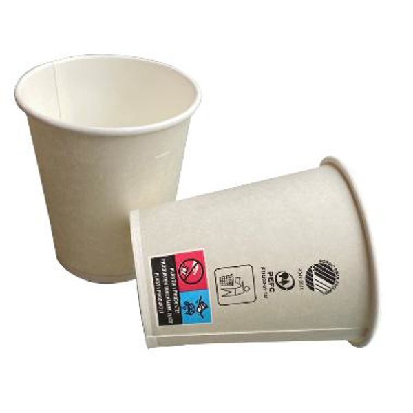 Kaffibolli hvítur 25cl - 80stk