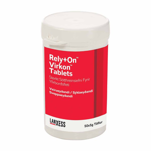 Virkon sótthreinsitöflur 50x5 gr