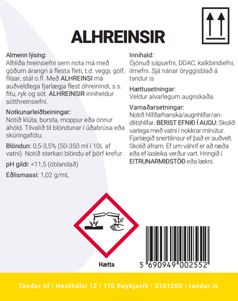 Alhreinsir sótthr. 5L