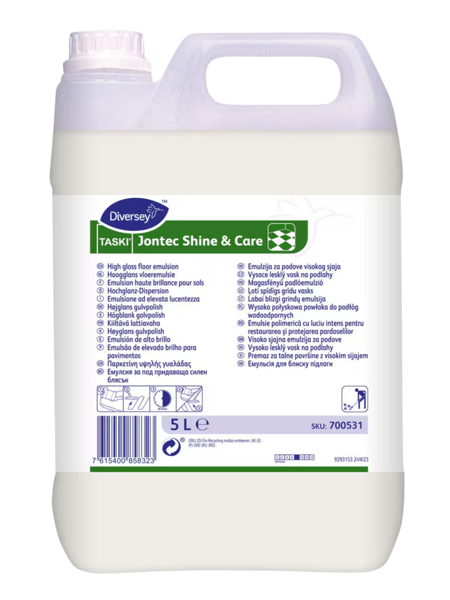 Jontec Shine & Care gólfbón 5L