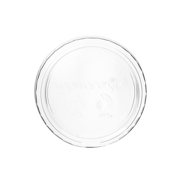 Vegware Lok glært á sósubox 2-4 oz PLA 100 stk